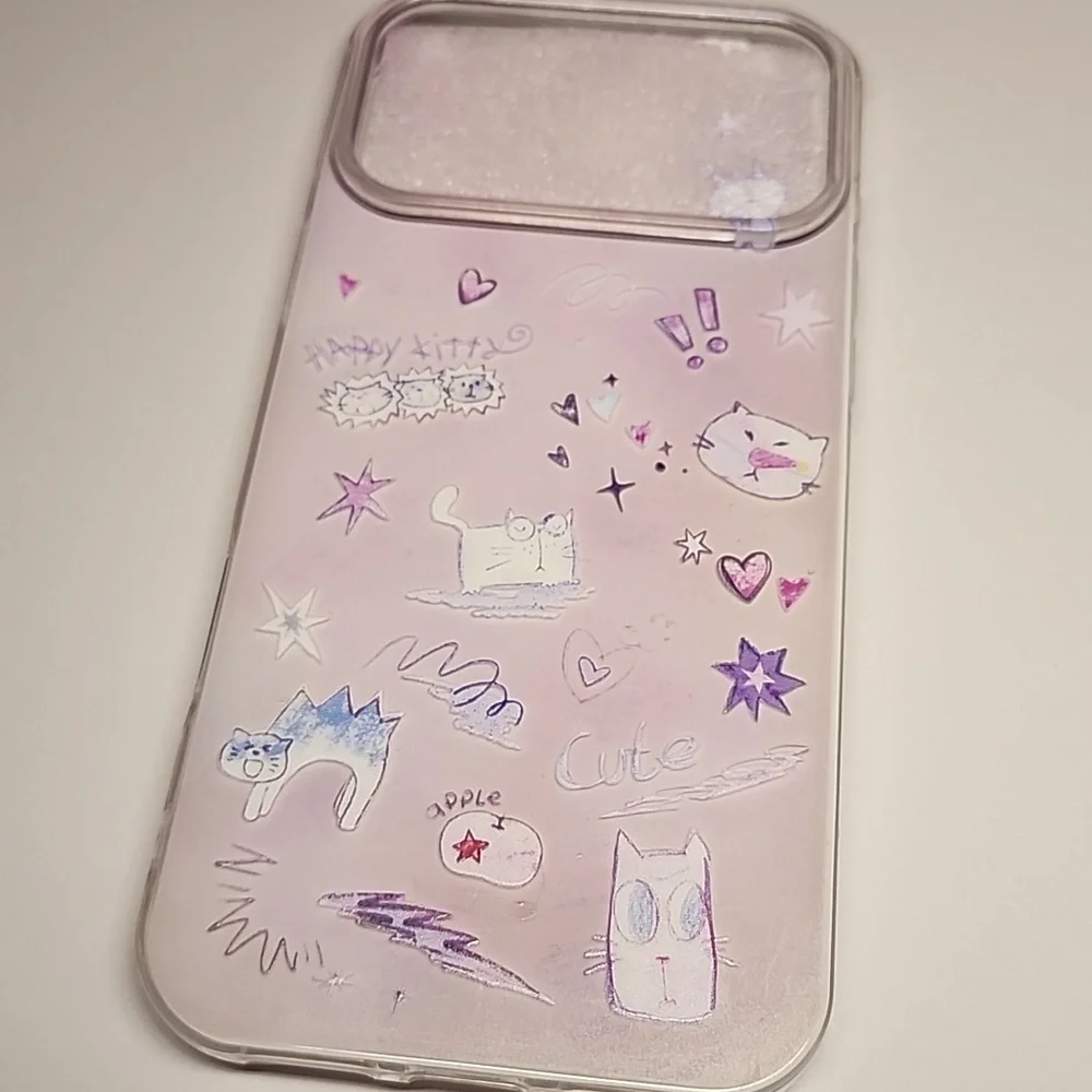 Brand new Apple IPhone 17 Pro Max Cute Cat Silicone Phone case